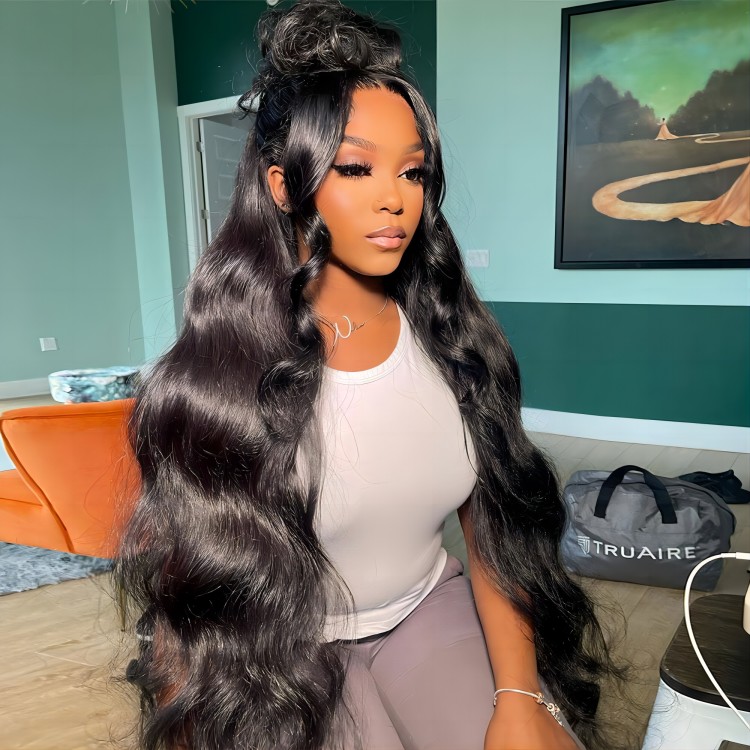 Human Hair Blend Wig