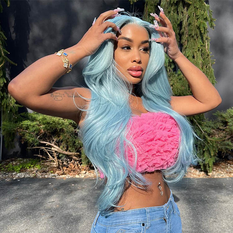 Blue Lace Front Wigs