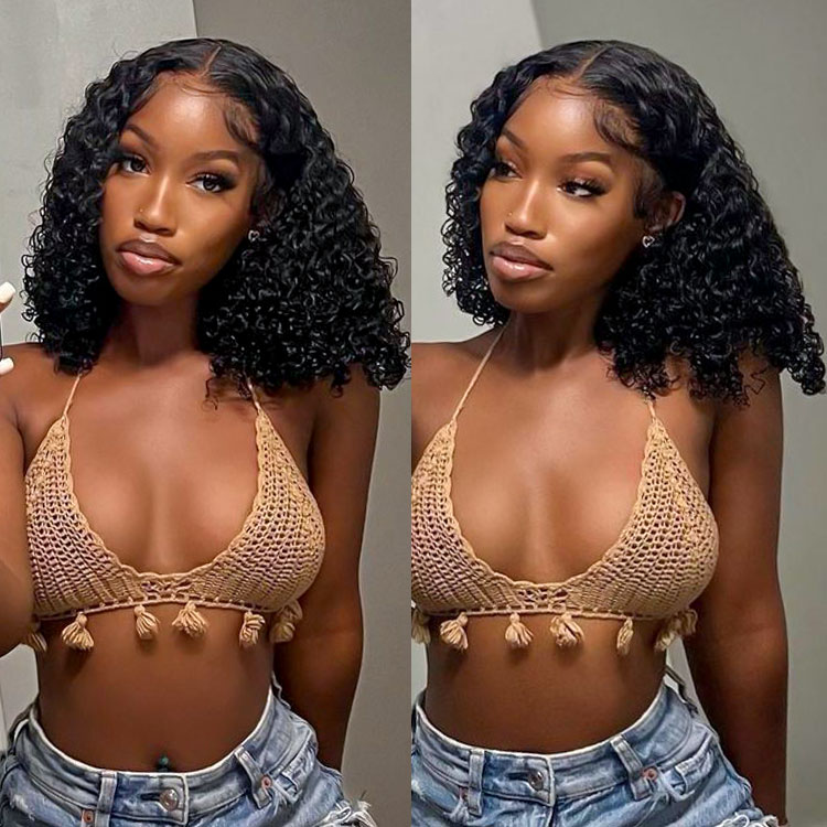 Curly Lace Bob Wig