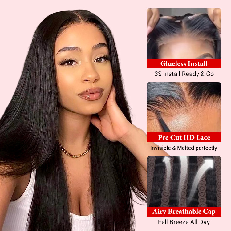 Glueless Lace Wigs Human Hair