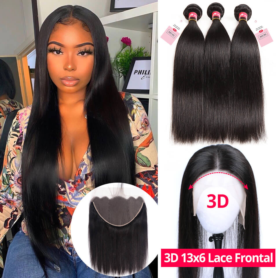 Straight 13*6 Lace Frontal