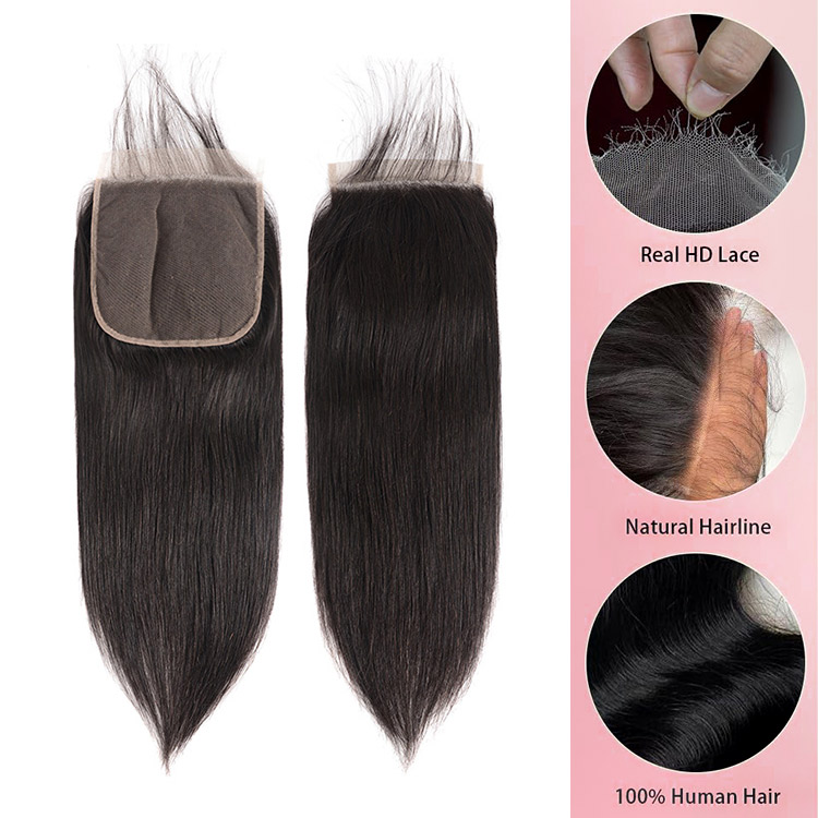  Straight Hair Lace Closures