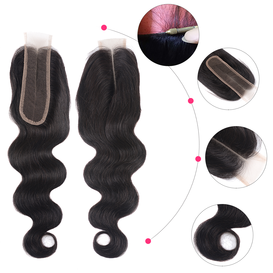 Body Wave 2*6 closure