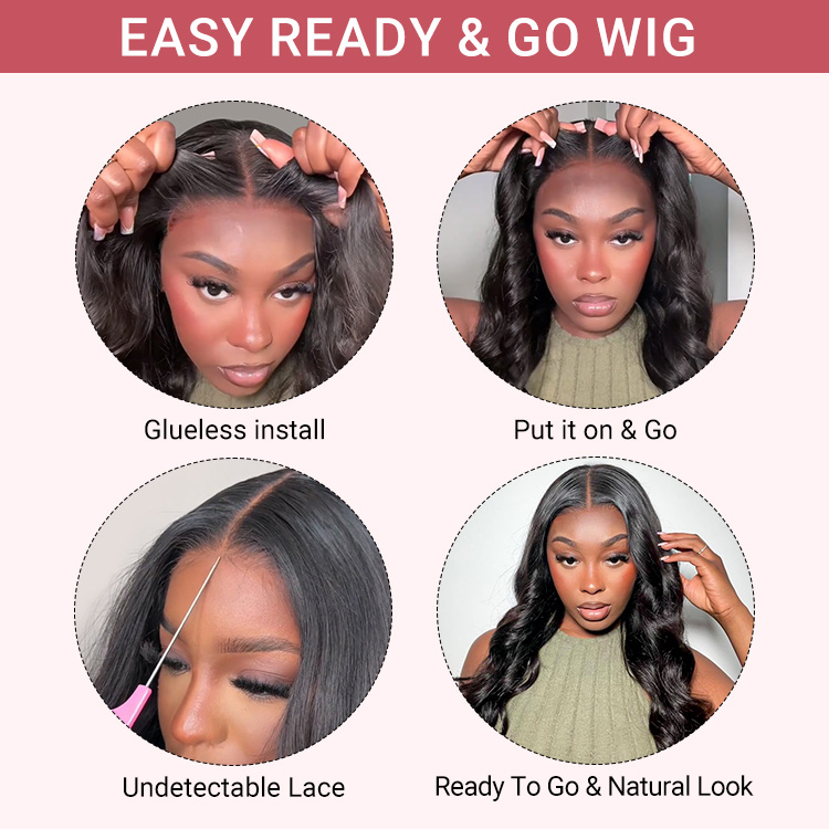 Glueless Ready And Go Wigs