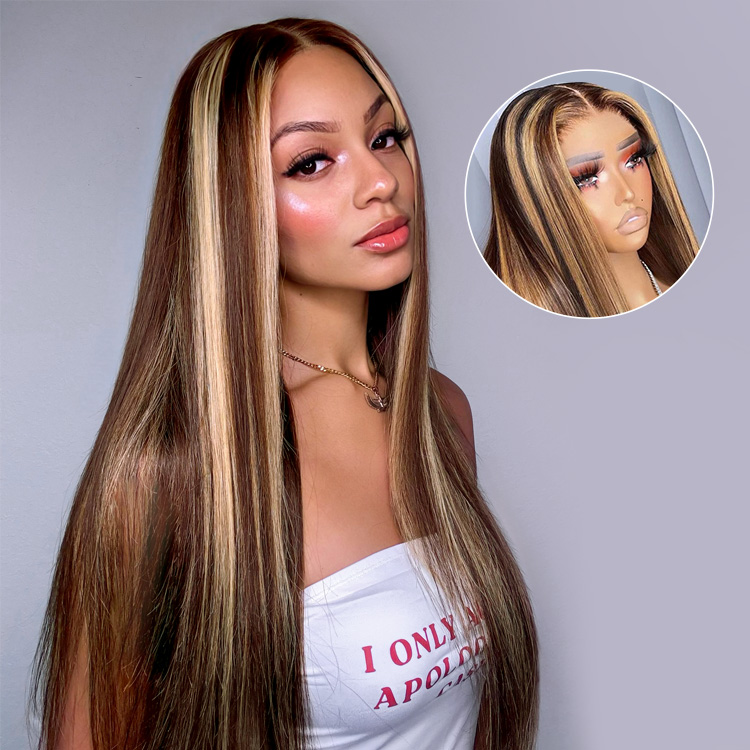 Straight Hair Ombre Wigs