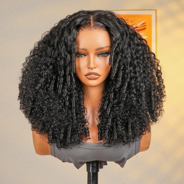 Curly Glueless Wig