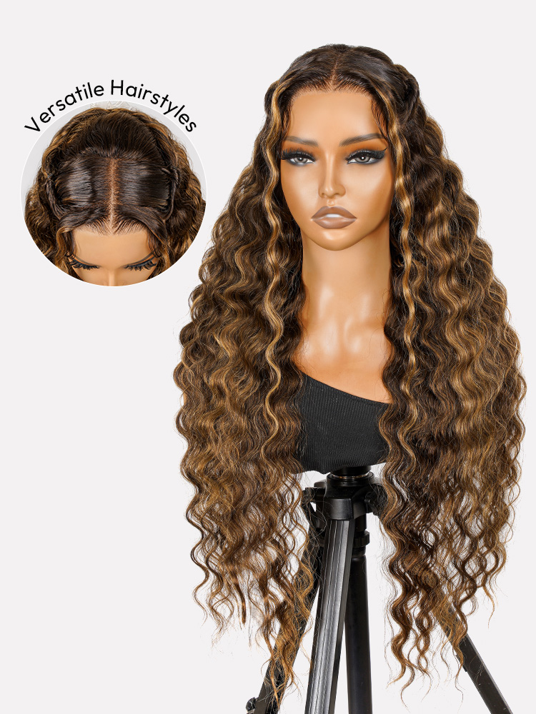 Honey Blonde Highlight Wig