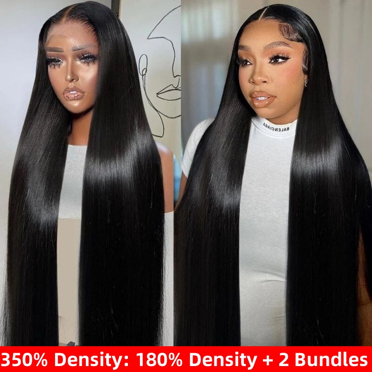 straight lace front wig