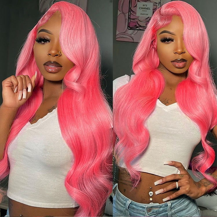 Pink Body Wave Wigs