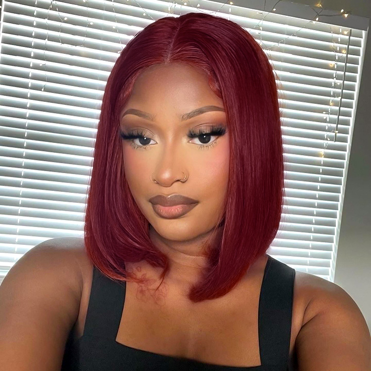 Burgundy Bob Wigs