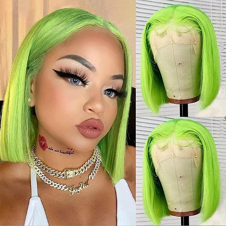 Neon Bob Wigs