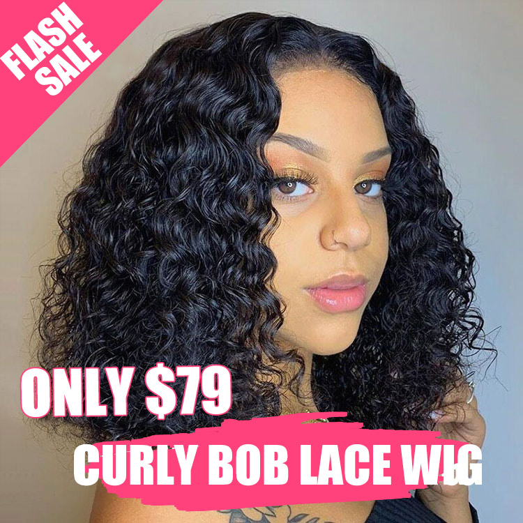 Curly Lace Bob Wigs