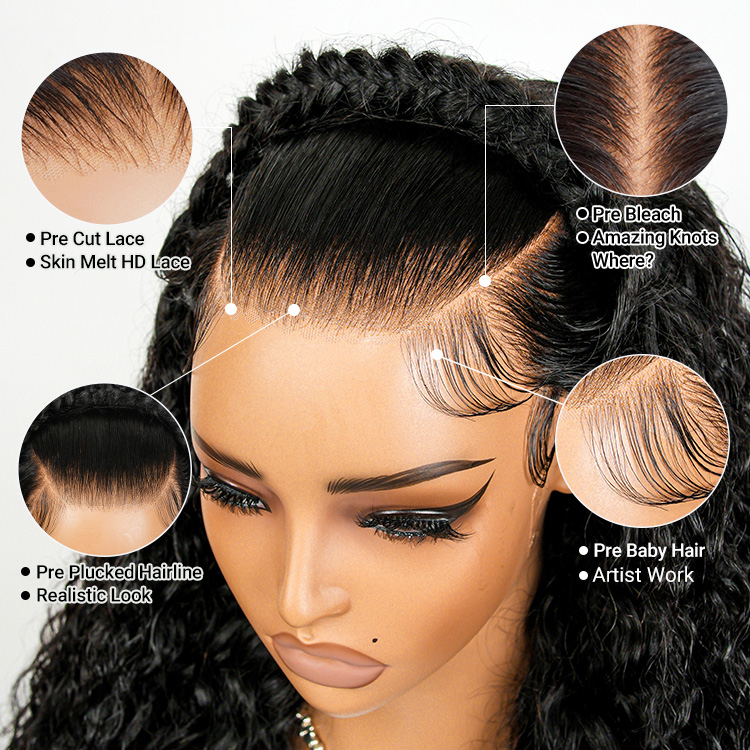 Water Wave Braided Wig