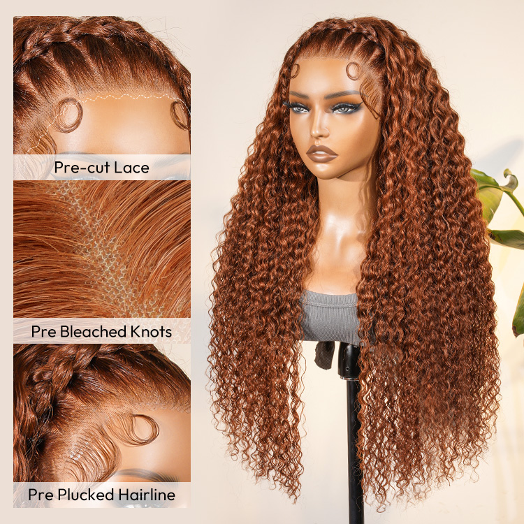 Pre-braided Deep Wave Wig