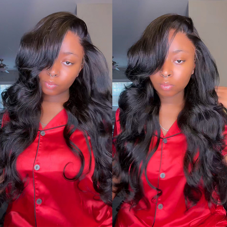 Glueless Ready To Go Wigs - Body Wave Pre-Cut HD Undetectable Lace Pre-Bleached Closure Wigs