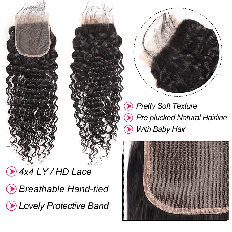 Deep Wave Weave Lace Closure