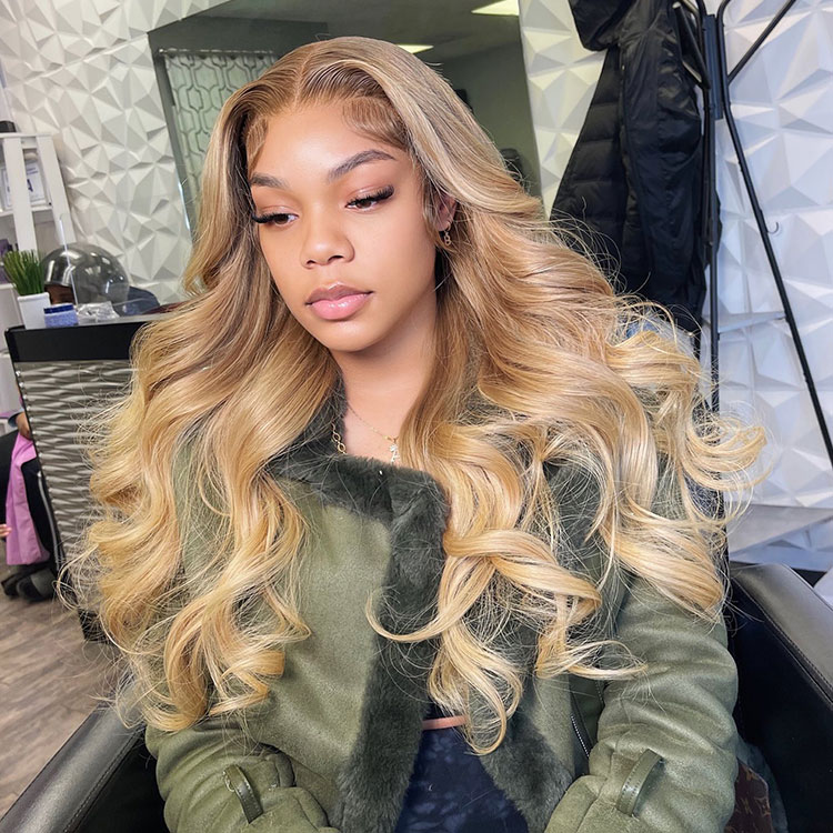 Ombre Blonde Lace Wig