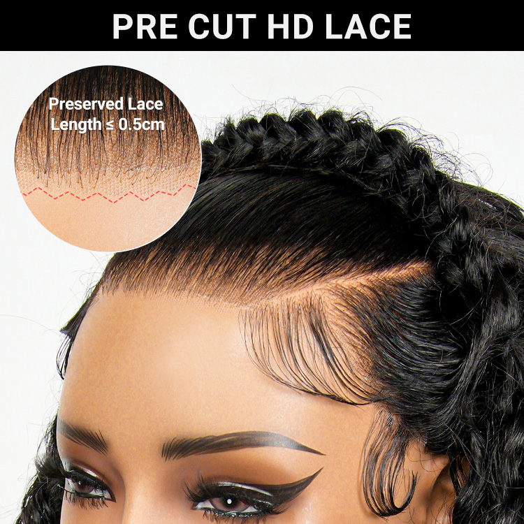 Water Wave Braided Wig