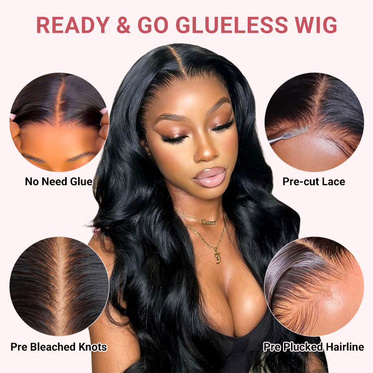 Glueless Ready And Go Wigs