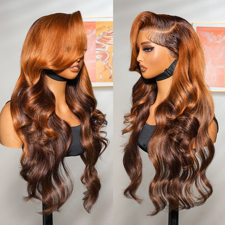 Ombre Ginger Brown Wigs