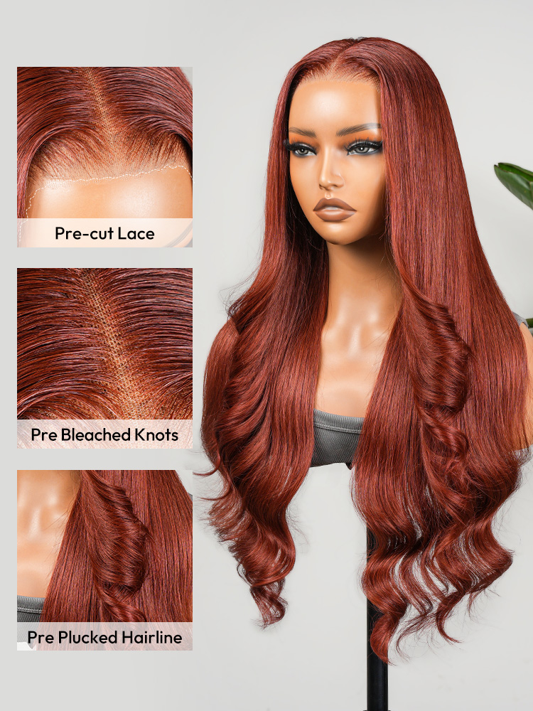 Mera Red Customized Wave Wig