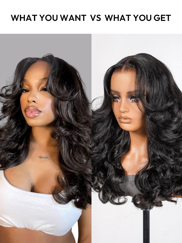 Layered Cut Wave Wig