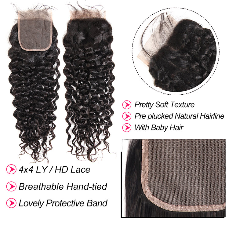 Natural Wave Lace Closure