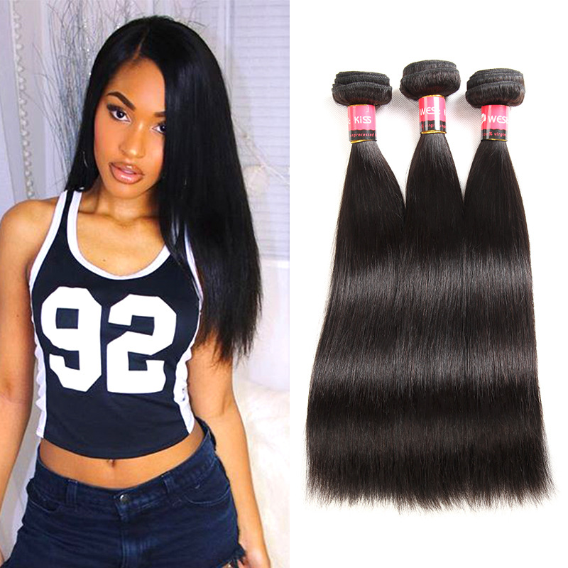 Peruvian Straight Virgin Hair 3 Bundles