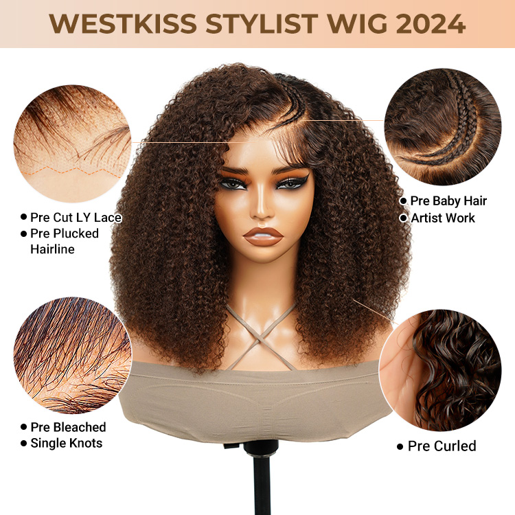 Curly Glueless HD Wigs