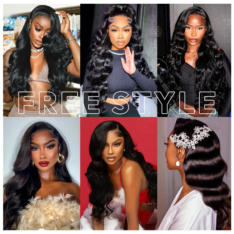 Body Wave Layered Wigs