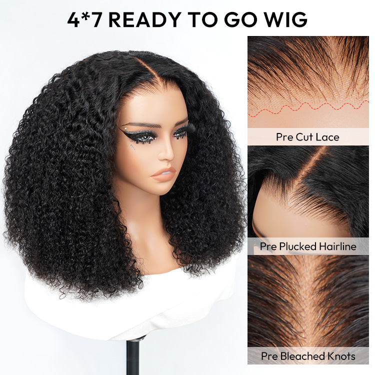 Curly Glueless Wig