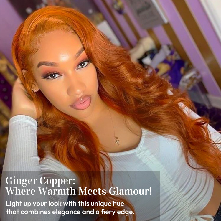 Ginger Copper Color Wig