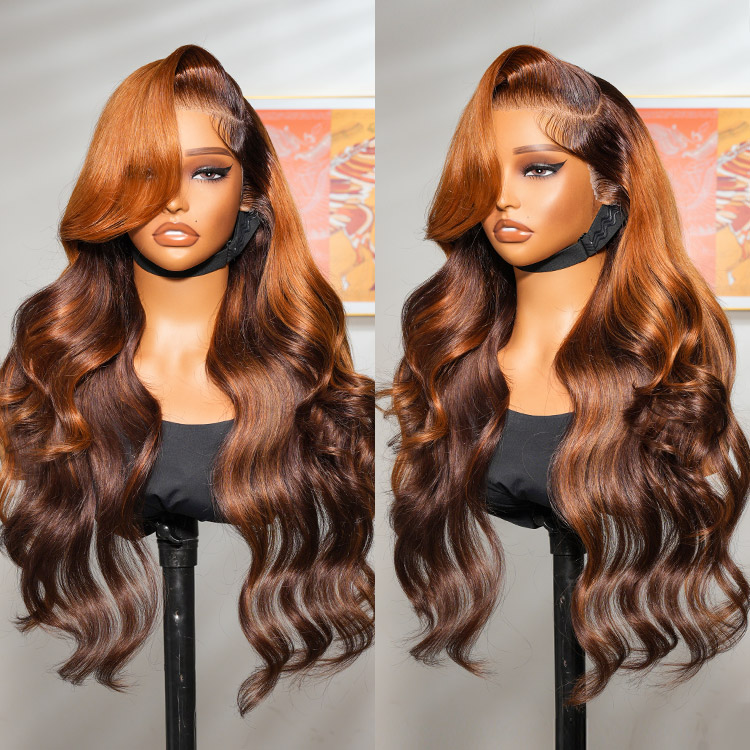 Ombre Ginger Brown Wigs