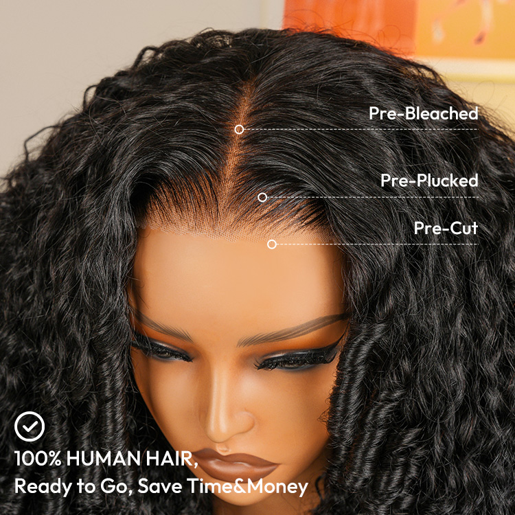 Curly Glueless Wig