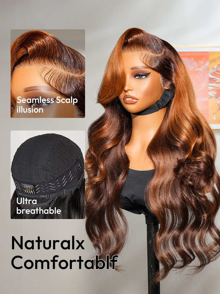 Ombre Ginger Brown Wigs