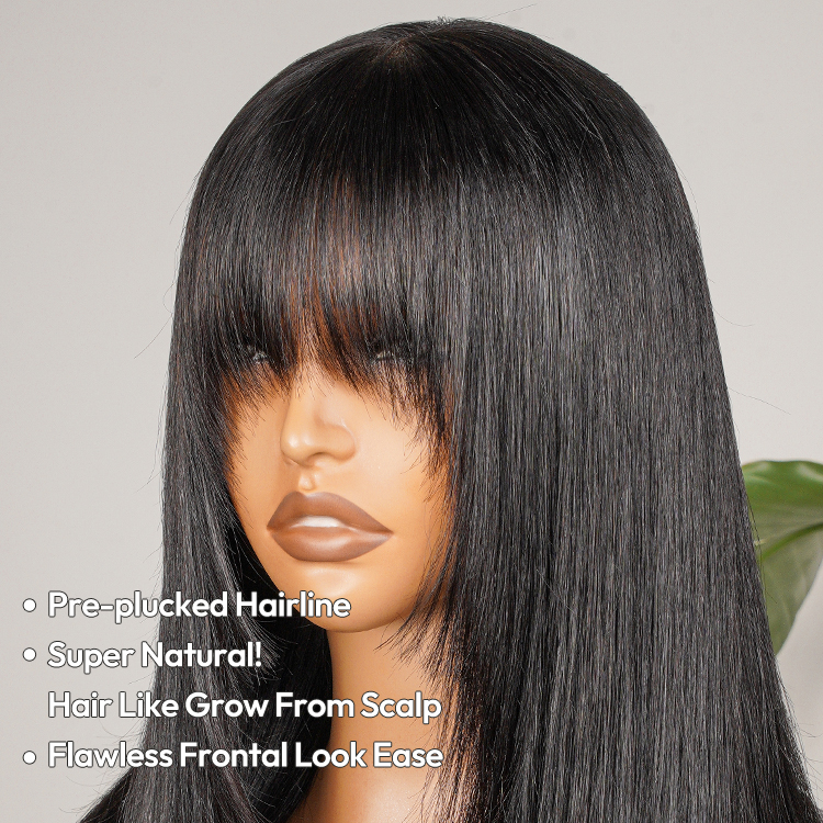 Natural Black  Bob Wig