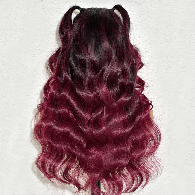 1B/99J Ombre Lace Front Wigs