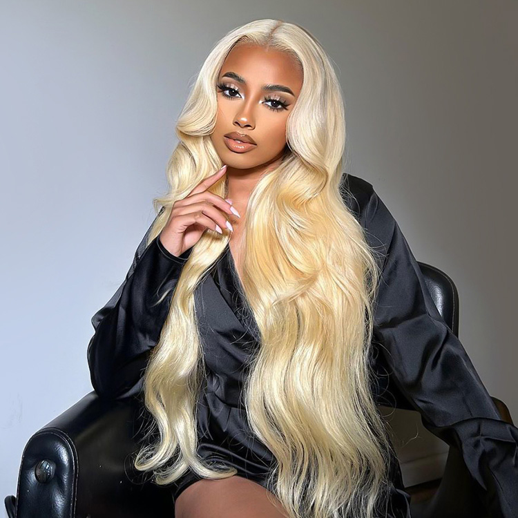 blonde lace front wigs