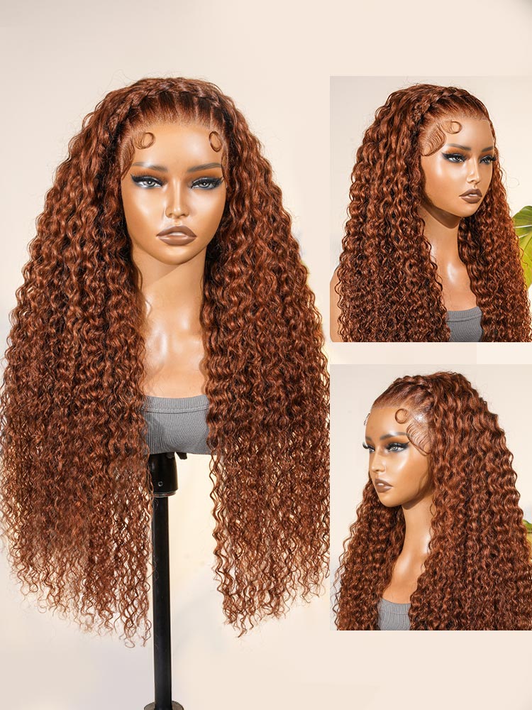 Pre-braided Deep Wave Wig