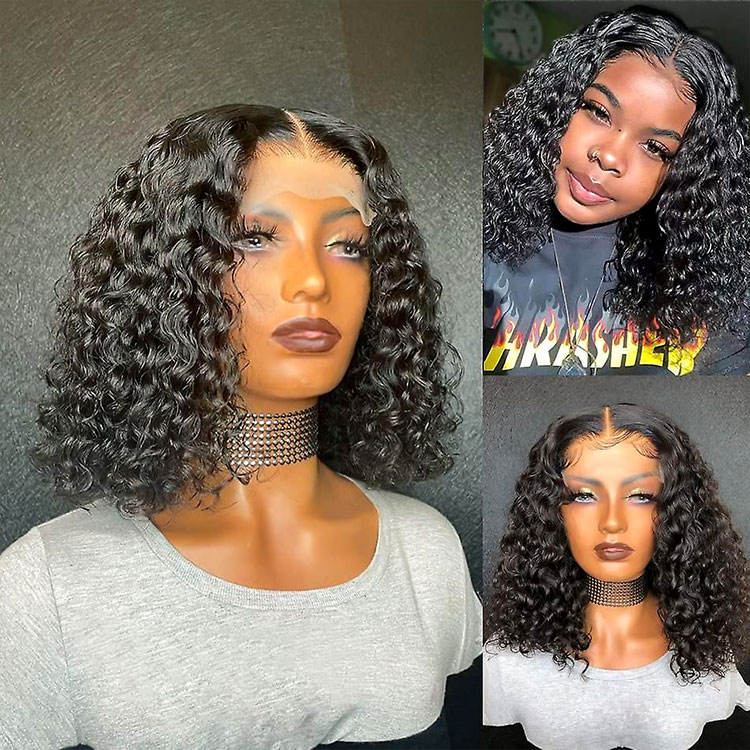 Curly Lace Bob Wigs