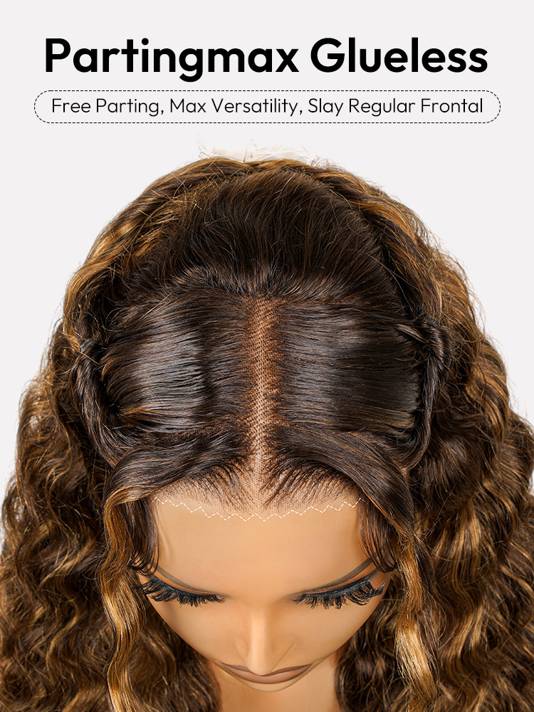 Crimped Wavy Lace Front Wig