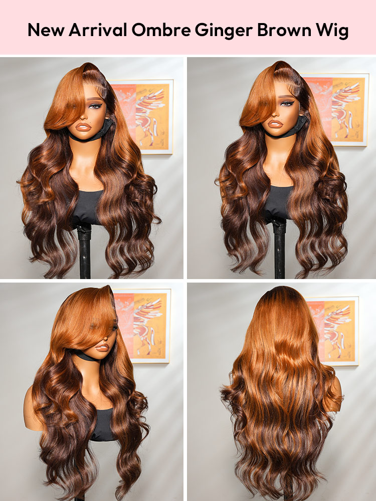 Ombre Ginger Brown Wigs