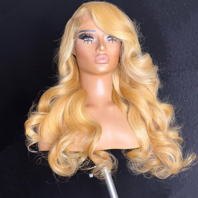 blonde highlight wig