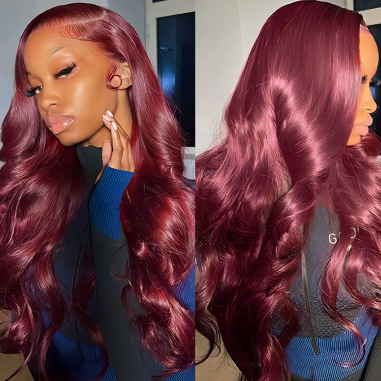 Burgundy Wigs