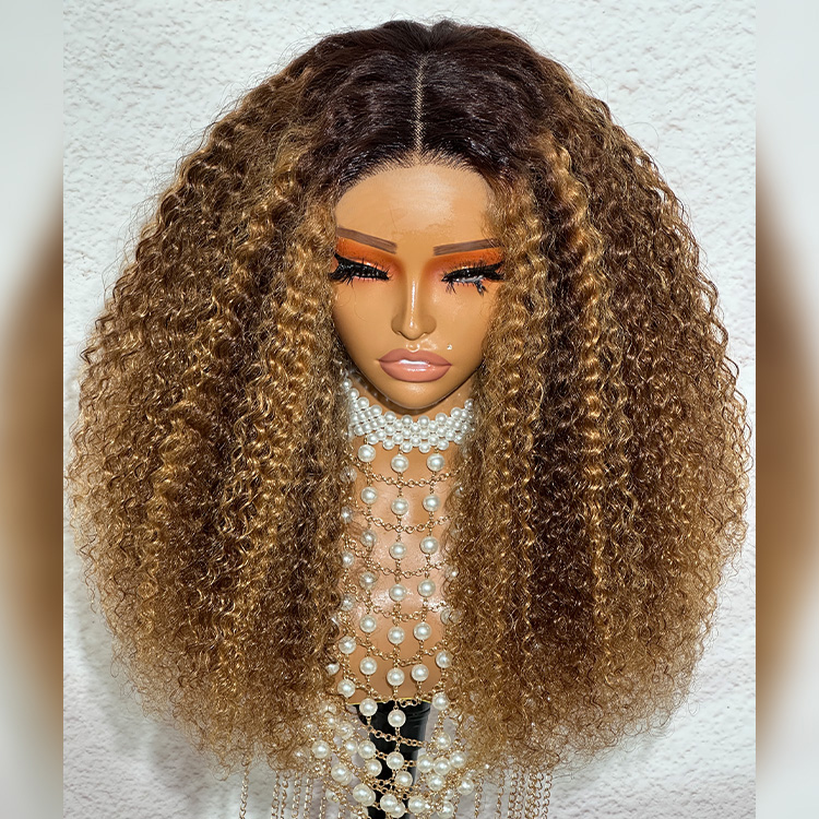 ombre curly wig