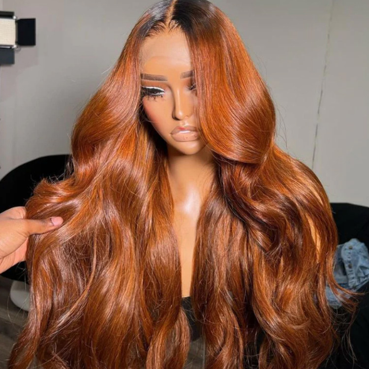 ombre ginger wig