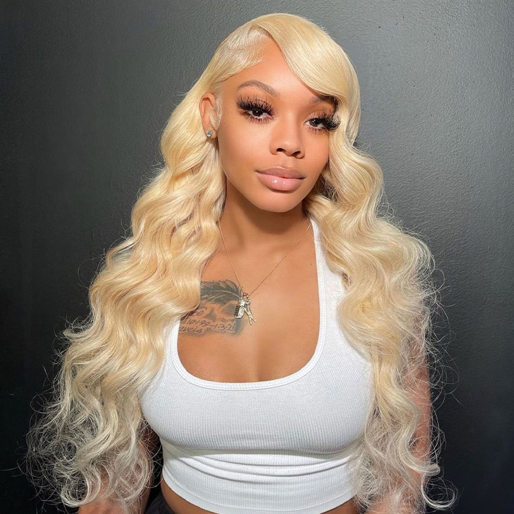 blonde lace front wigs