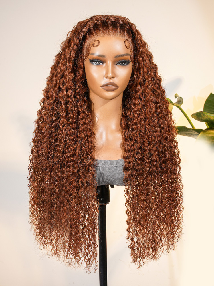 Pre-braided Deep Wave Wig