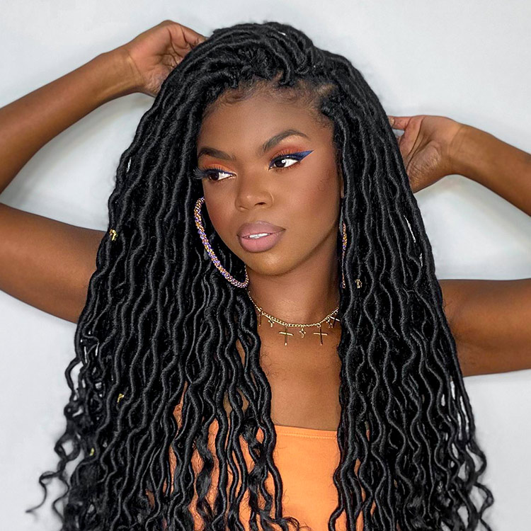 Faux Locs Lace Wigs