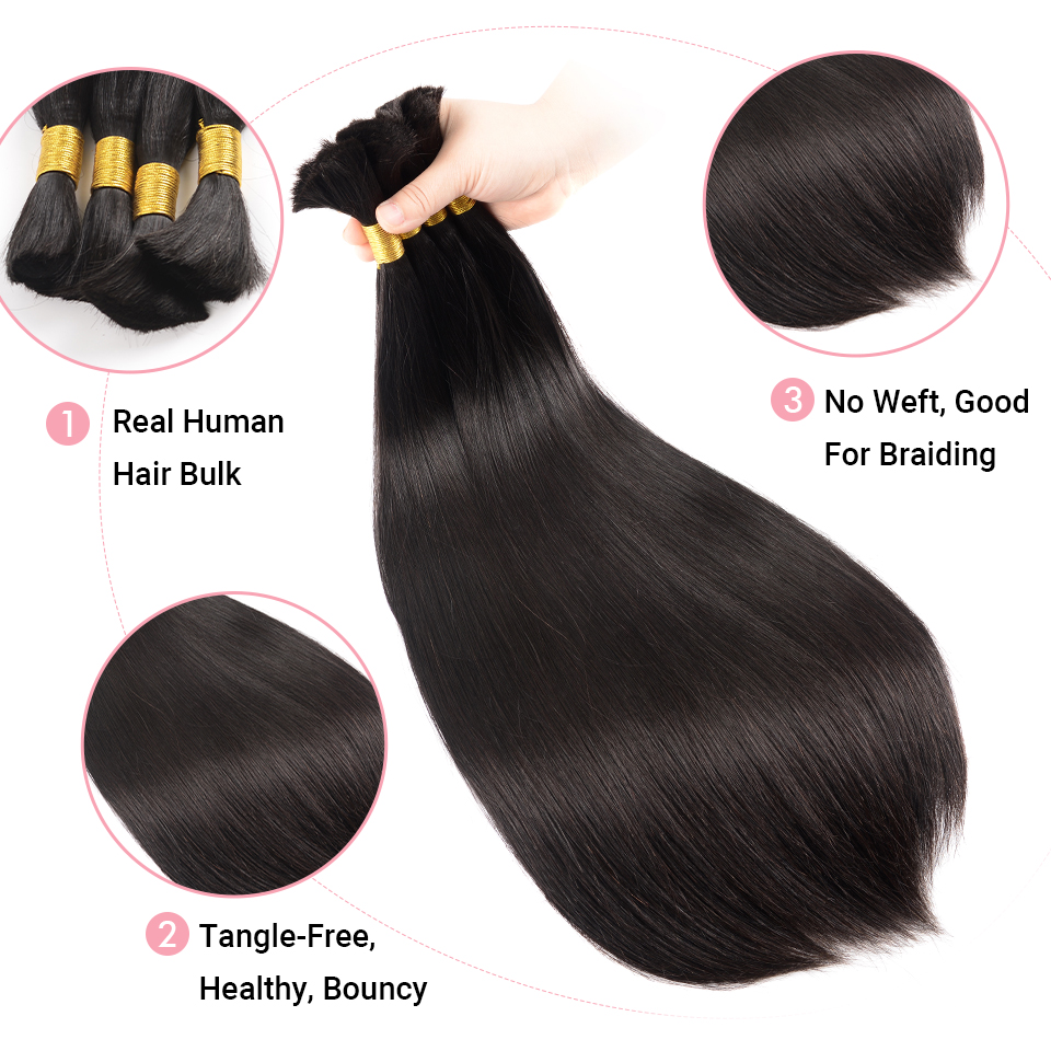 Straight Human Hair Bulk